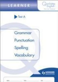 Produktbild: Hackman, S: Quickstep English Test A Learner Stage