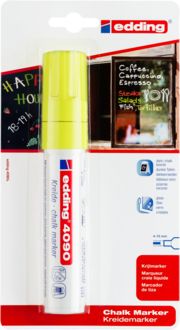 Produktbild: edding Kreidemarker 4090 neongelb 4-15mm