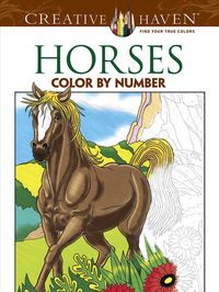 Produktbild: Horses Color by Number Coloring Book