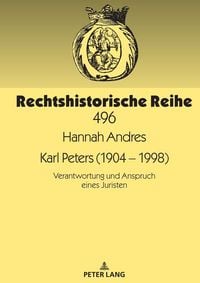 Produktbild: Karl Peters (1904 &ndash; 1998)