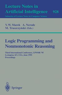 Produktbild: Logic Programming and Nonmonotonic Reasoning