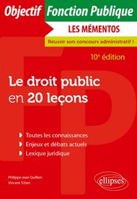 Produktbild: Le droit public en 20 le&ccedil;ons