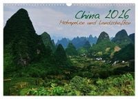 Produktbild: China 2026 - Metropolen und Landschaften (Wandkalender 2026 DIN A3 quer), CALVENDO Monatskalender