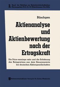 Produktbild: Aktienanalyse und Aktienbewertung nach der Ertragskraft