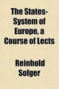 Produktbild: The States-System of Europe, a Course of Lects