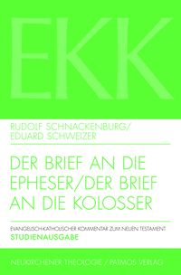 Produktbild: Der Brief an die Epheser / Der Brief an die Kolosser, EKK X + XII