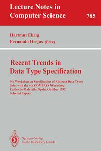 Produktbild: Recent Trends in Data Type Specification