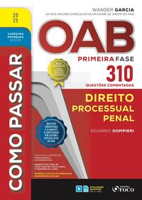 Produktbild: Como passar OAB primeira fase - 310 quest&otilde;es comentadas - Direito processual penal