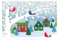 Produktbild: Village Birds Laser Cut Holiday Cards
