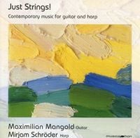 Produktbild: Just Strings!-Zeitgen. Musik f&uuml;r Gitarre und Harfe