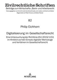 Produktbild: Digitalisierung im Gesellschaftsrecht