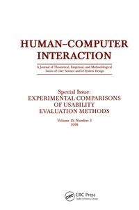 Produktbild: Experimental Comparisons of Usability Evaluation Methods