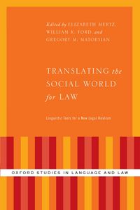 Produktbild: Translating the Social World for Law