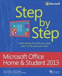 Produktbild: Melton, B: Microsoft Office Home and Student 2013 Step by St