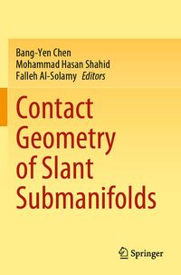 Produktbild: Contact Geometry of Slant Submanifolds