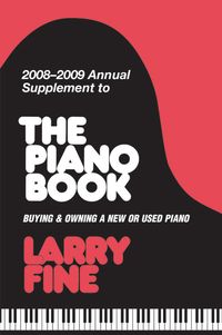 Produktbild: Annual Supplement to the Piano Book: Buying & Owning a New or Used Piano