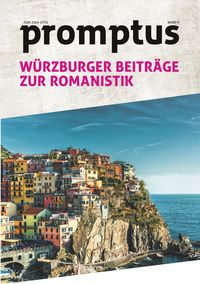 Produktbild: Promptus - W&uuml;rzburger Beitr&auml;ge zur Romanistik