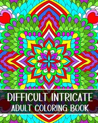Produktbild: Difficult Intricate Adult Coloring Book