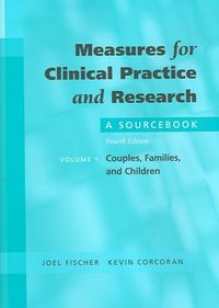 Produktbild: Measures for Clinical Practice and Research: A Sourcebook: Volume 1: Couples, Families, and Children