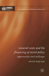 Produktbild: Mineral Rents and the Financing of Social Policy