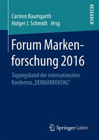 Produktbild: Forum Markenforschung 2016