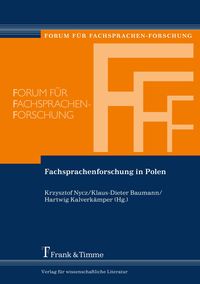 Produktbild: Fachsprachenforschung in Polen