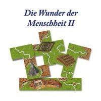 Produktbild: Hans im Gl&uuml;ck HIGD0128 - Carcassonne, Die Wunder der Menschheit II, Erweiterung