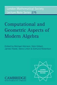 Produktbild: Computational and Geometric Aspects of Modern Algebra