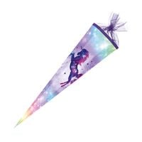 Produktbild: Nestler Schult&uuml;te Galaxy Unicorn eckig mit T&uuml;llverschluss 85cm
