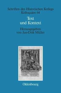 Text und Kontext Jan-Dirk Müller
