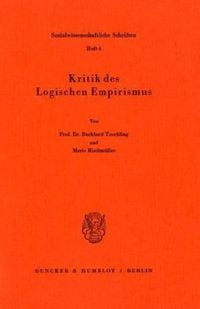 Produktbild: Tuschling, B: Kritik d. Logischen Empirismus