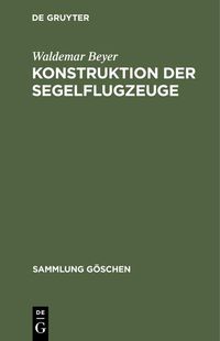 Produktbild: Konstruktion der Segelflugzeuge