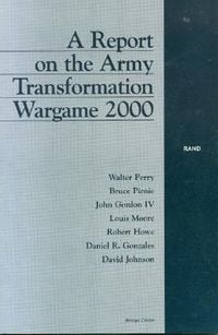 Produktbild: A Report on the Army Transformation Wargame 2000