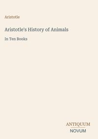 Produktbild: Aristotle's History of Animals