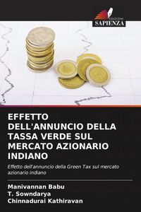 Produktbild: Effetto Dell'annuncio Della Tassa Verde Sul Mercato Azionario Indiano