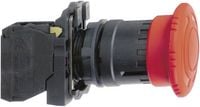 Produktbild: Schneider Electric XB5AS8445 Not-Aus-Taster Frontring Metall, mit NOT-Aus-Schalter, rund, r&uuml;ckstellbar, verriegelbar 120 V/AC 6A