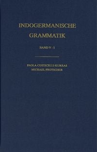 Produktbild: Indogermanische Grammatik / Band V: Syntax / Teilband 1: Syntax des Partizips