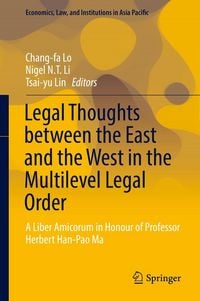 Produktbild: Legal Thoughts between the East and the West in the Multilevel Legal Order
