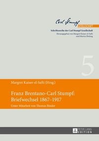 Produktbild: Franz Brentano-Carl Stumpf: Briefwechsel 1867&ndash;1917