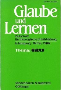 Produktbild: Glaube und Lernen 1/2008 Themenheft: Sch&ouml;pfung und Natur