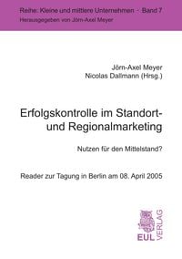 Produktbild: Erfolgskontrolle im Standort- und Regionalmarketing