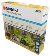 Produktbild: GARDENA Micro-Drip System 13400-20 Bew&auml;sserungs-Komplettset 13 mm (1/2") &Oslash; Tropfbew&auml;sserung Terrasse (30 Pflanzen)