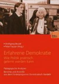Produktbild: Erfahrene Demokratie. Wie Politik praktisch gelernt werden kann