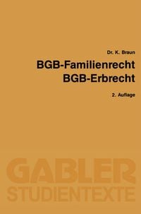 Produktbild: BGB &mdash; Familienrecht, BGB &mdash; Erbrecht