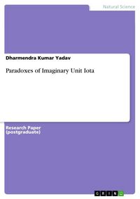 Produktbild: Paradoxes of Imaginary Unit Iota