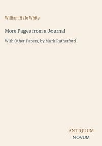 Produktbild: More Pages from a Journal