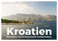 Produktbild: Kroatien - Eine Reise durch traumhafte Landschaften. (Tischkalender 2026 DIN A5 quer), CALVENDO Monatskalender