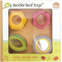 Produktbild: Tender Leaf 7508405 - Visual-Sensorik-Puzzle, Lernspiel, Holz, 4 Teile