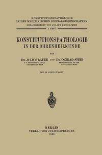 Produktbild: Konstitutionspathologie in der Ohrenheilkunde