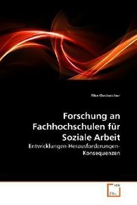 Produktbild: Oestreicher, E: Forschung an Fachhochschulen f&uuml;r Soziale Arb